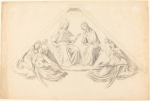 Cristo e la Vergine con angeli musicanti