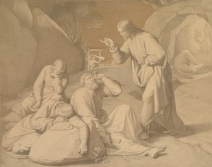 Cristo nel giardino del Getsemani da Johann Friedrich Overbeck