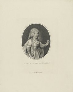 Gertrud Elisabeth Mara, nata Schmeling 1749-1833 come Armida, 1801 da Johann Friedrich Schröter