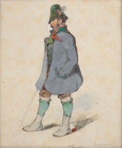 Contadino in costume di Berchtesgaden