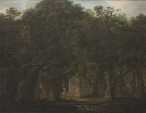Monumento in un Bosco di Querce da Johann Friedrich Weitsch