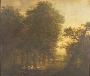 Bosco di querce da Johann Friedrich Weitsch