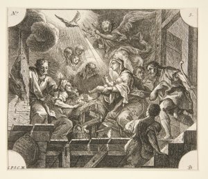 Natività da Johann Georg Bergmuller