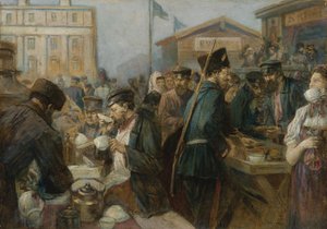 Il pasto a San Pietroburgo da Johann Georg Christian Urlaub