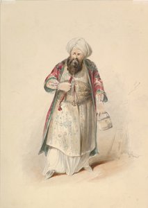 Studio di Costume per Osmin nel Ratto dal Serraglio di W.A. Mozart, ca. 1830-50