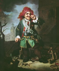 Ritratto di Clemens Perkeo, giullare alla corte di Heidelberg