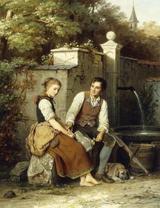 Al pozzo, 1872 da Johann Georg Meyer von Bremen