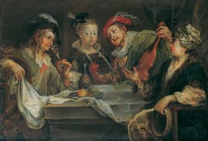 Divertimento dopo il pasto da Johann Georg Platzer