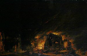Fuoco, c.1760 da Johann Georg Trautmann