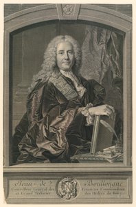 Ritratto di Jean de Boullongne da Johann Georg Wille
