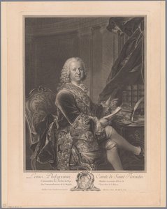 Ritratto di Louis Phélypeaux de Saint-Florentin da Johann Georg Wille