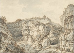 Roccia a Montmartre da Johann Georg Wille