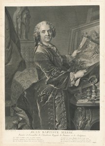 Jean Baptiste Massé da Johann Georg Wille after Louis Tocqué