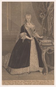 Ritratto di Johanna Charlotte di Anhalt-Dessau da Johann Georg Wolffgang