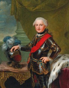 Ritratto di Carlo II Augusto 1746-1795, Duca di Zweibrücken, ca 1757 da Johann Georg Ziesenis the Younger