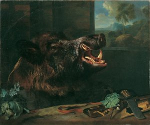 Natura morta con cinghiale