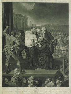 Luigi XVI sul patibolo da Johann Gerhard Huck