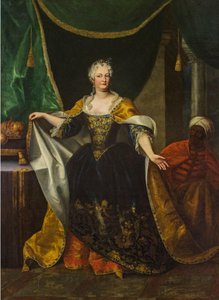 Ritratto di Elisabetta Cristina di Brunswick-Wolfenbüttel (1691-1750), moglie di Carlo VI, Sacro Romano Imperatore (1685-1740) da Johann Gottfried Auerbach