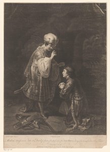 Riconciliazione di Davide e Assalonne da Johann Gottfried Haid