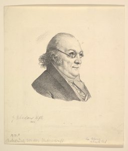 Ritratto di Siegmund Wilhelm Wohlbruck 1762-1834 da Johann Gottfried Schadow