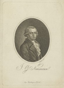Ritratto del compositore Johann Gottlieb Naumann da Johann Gottfried Scheffner
