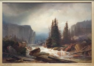 Il torrente da Johann Gottfried Steffan
