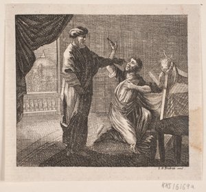 Vignetta per H. Niemeyer "Caratteristiche bibliche" da Johann Gottlieb Friedrich