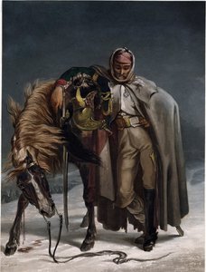 Dragone delle guardie svizzere alla campagna di Russia da Johann Heinrich Bleuler