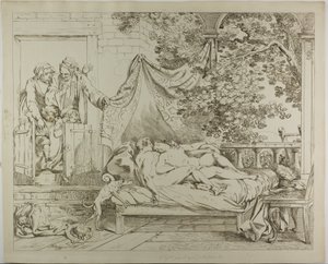 Gli amanti da Johann Heinrich Ramberg
