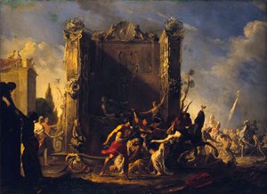 Il ratto delle Sabine, 1630-1640 da Johann Heinrich Schoenfeld
