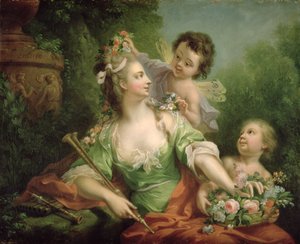 La musa Euterpe, 1782 da Johann Heinrich Tischbein