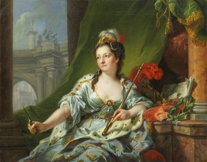 La Musa Melpomene (le nove muse, 1771) da Johann Heinrich Tischbein