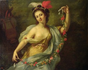 La musa Tersicore, 1782 da Johann Heinrich Tischbein