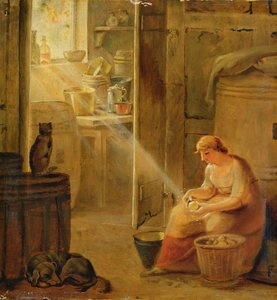 Interno (La Patata) da Johann Heinrich Wilhelm Tischbein