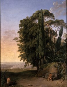 Paesaggio vicino a Frascati da Johann Heinrich Wilhelm Tischbein