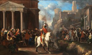 Johann Heiss Marcus Curtius precipita nell