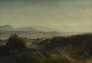 Paesaggio, Hyde Park, New York, 1859 da Johann Herman Carmiencke