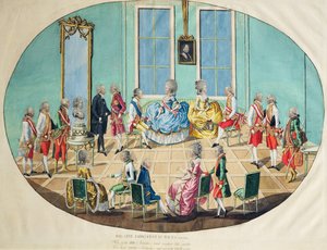 Celebrazione del Capodanno a Vienna nel 1782 da Johann Hieronymus Loeschenkohl