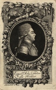 Ritratto di Emanuel Schikaneder, 1788 da Johann Hieronymus Loeschenkohl