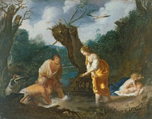 Latona trasforma i contadini in rane, c.1644 da Johann Hulsman