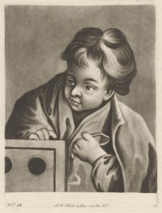 Ragazzo con una scatola da Johann Jacobus Haid