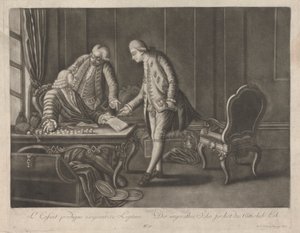 Il figliol prodigo esige la sua legittima da Johann Jacobus Haid