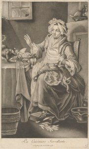 La cuoca sorvegliante da Johann Jacobus Haid