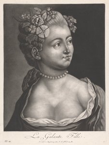 La ragazza galante da Johann Jacobus Haid