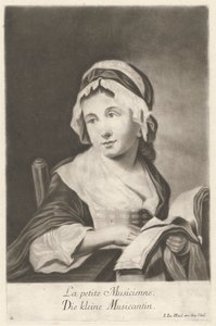 La piccola musicista da Johann Jacobus Haid