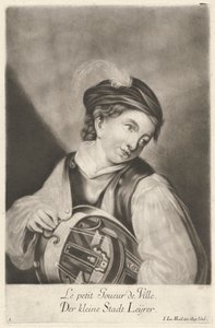 Il piccolo giocatore di città da Johann Jacobus Haid