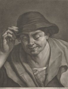 Uomo con cappello da Johann Jacobus Haid