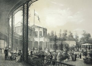 La stazione ferroviaria di Pavlovsk da Johann Jakob Meier