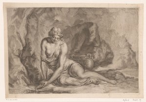 Venere che raccoglie acqua con una conchiglia da Johann Jakob Thurneysen (I)