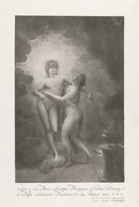 Allegoria del matrimonio di Guglielmo V e Guglielmina di Prussia, 1767 da Johann Joseph Friedrich Langenhöffel